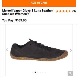 Merrill Vapor 3 Women’s Barefoot Vibram